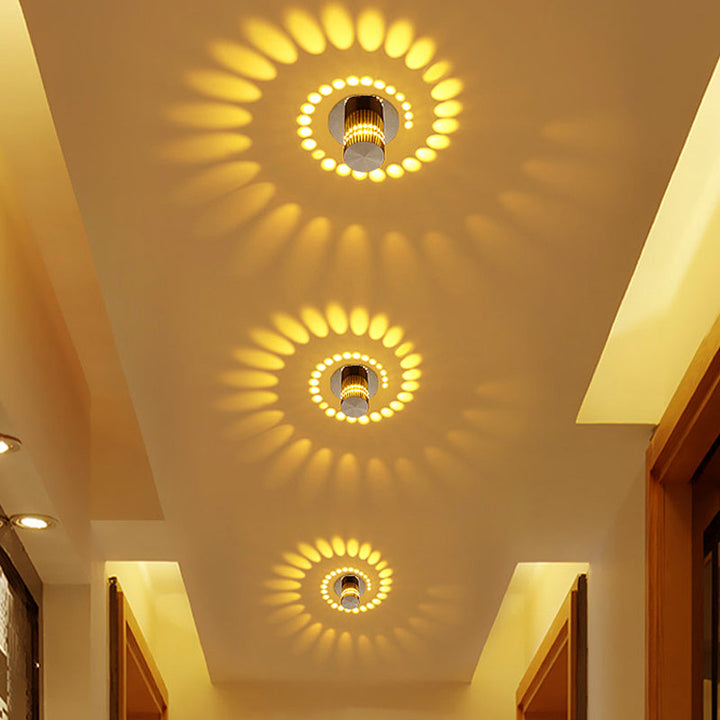 Modern LED Spiral Lamp - LumoSpiral