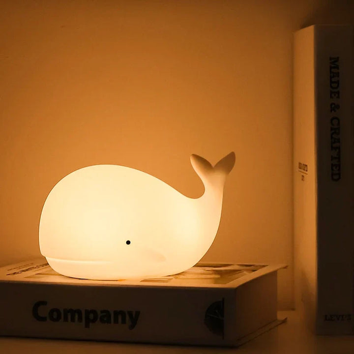 Cute Whale Whale Night Lamp with Color Change - GlowWhale