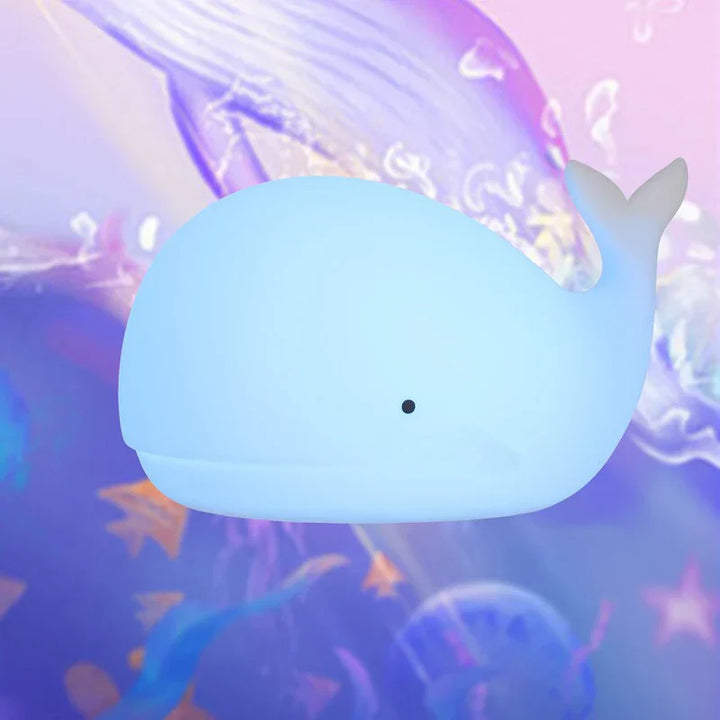Cute Whale Whale Night Lamp with Color Change - GlowWhale