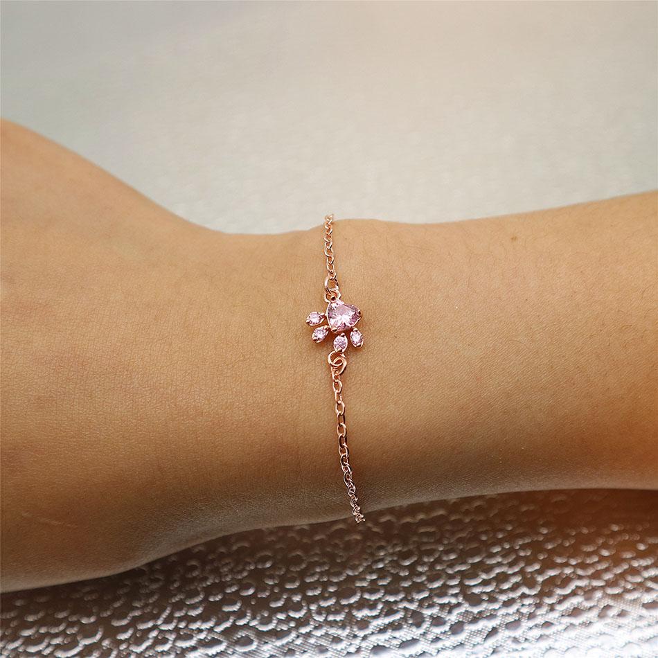 Rosenkvarts-armbånd - LovePaw