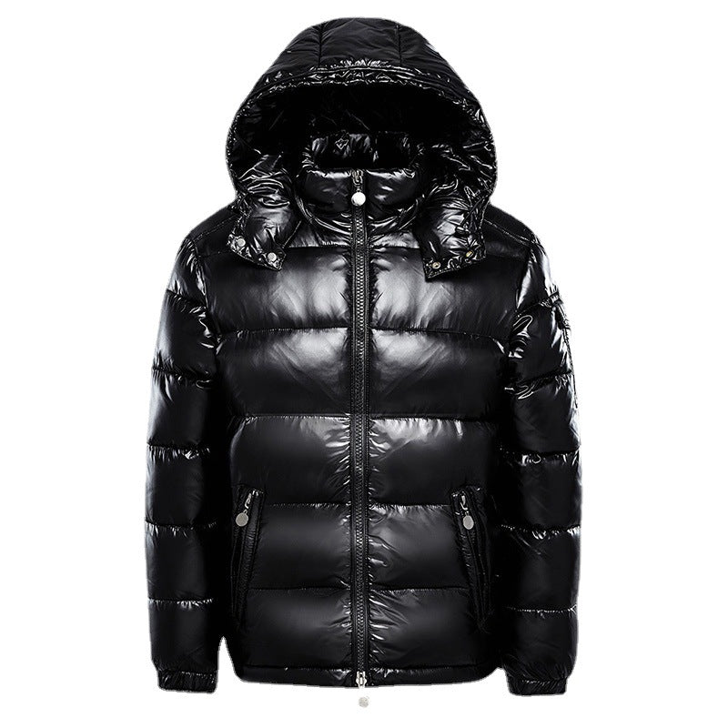 Warm men's puffer jacket - Thor