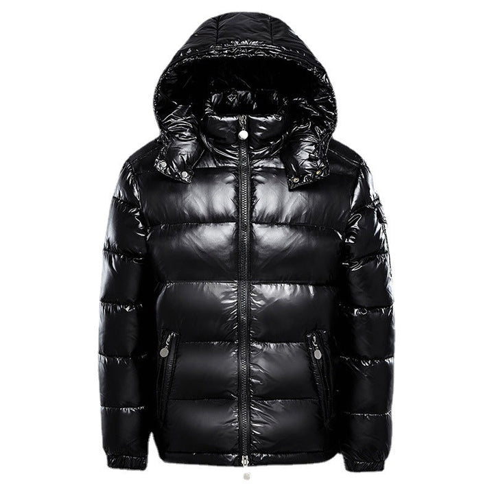 Warm men's puffer jacket - Thor