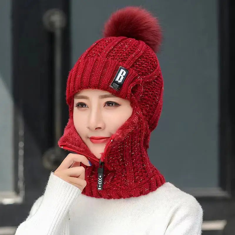 Knitted Women's Balaclava - Amara