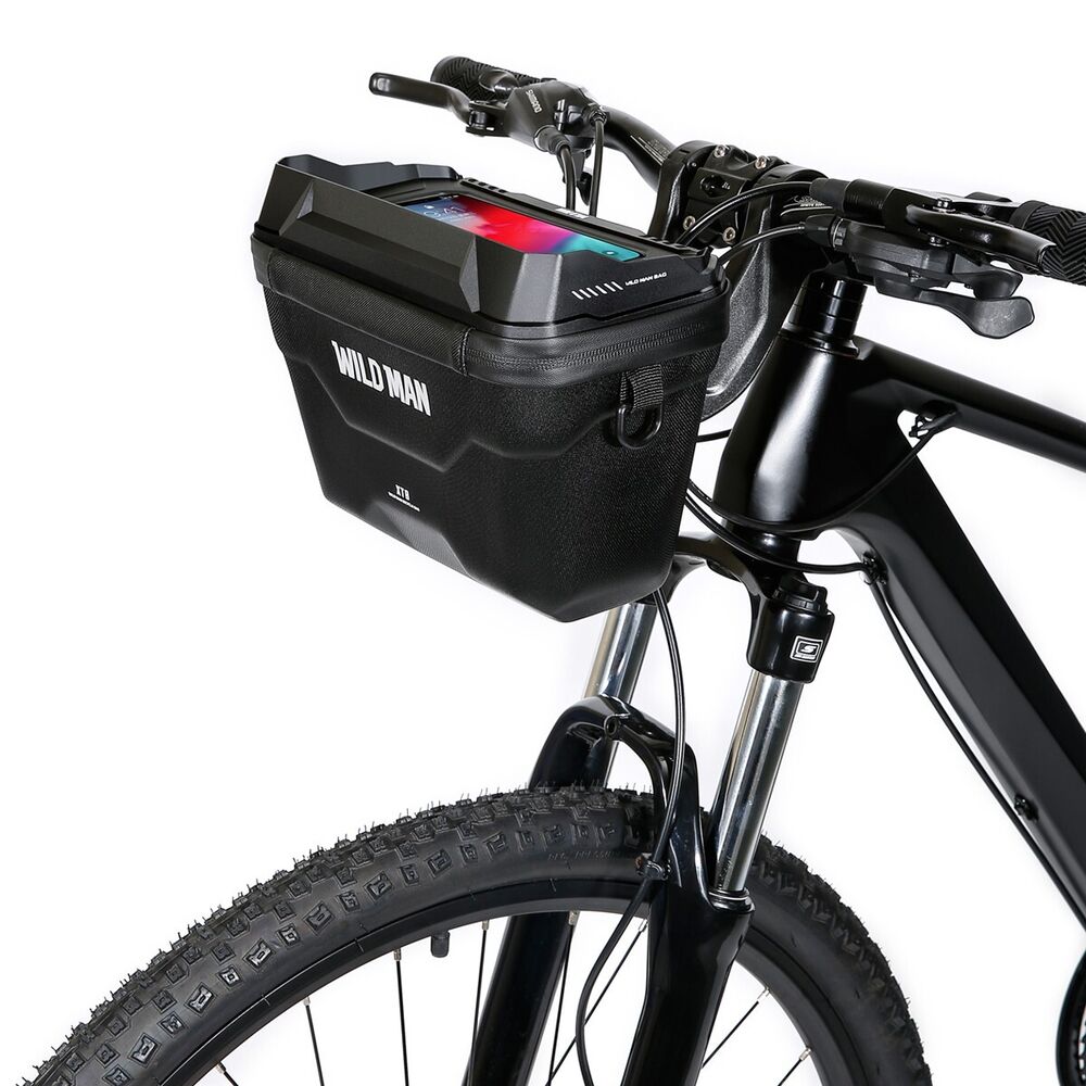 Handlebar bag for smartphone and essentials - RideEase