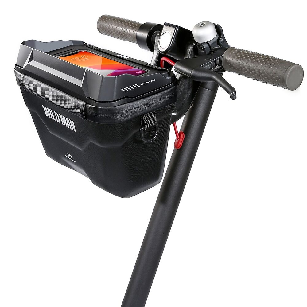 Handlebar bag for smartphone and essentials - RideEase