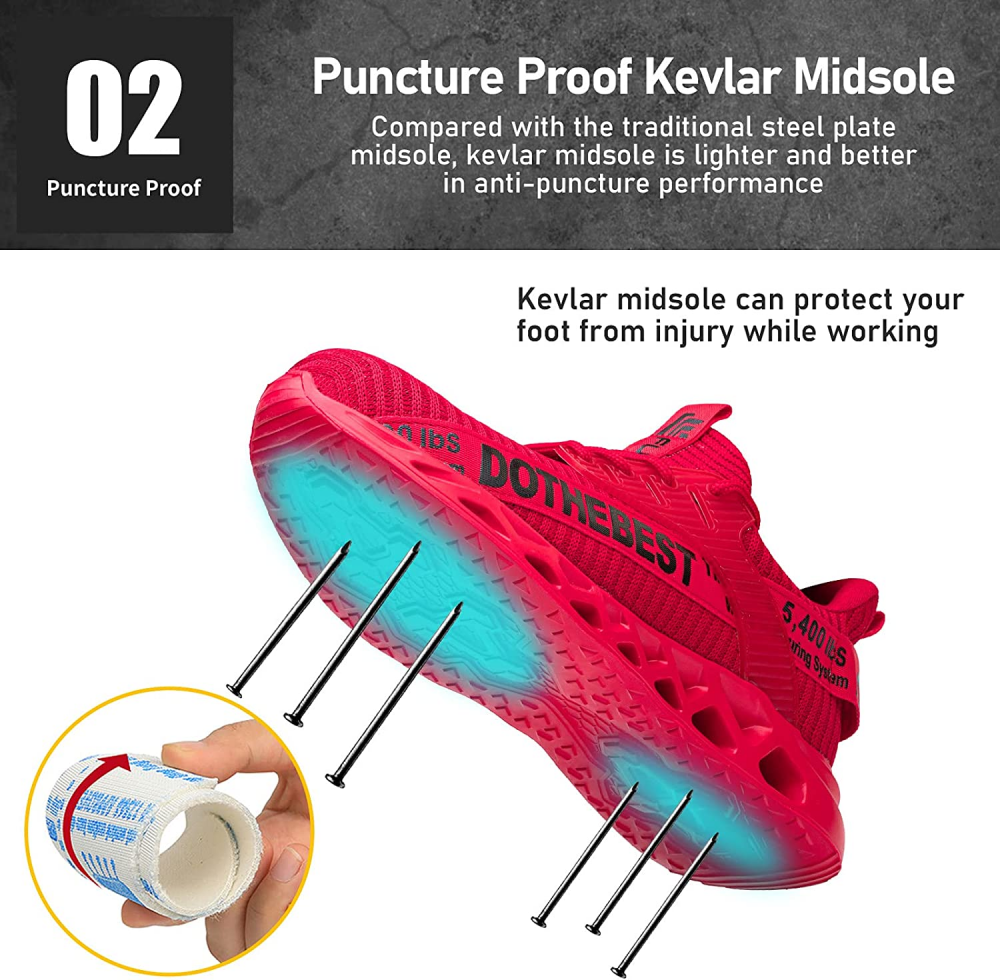 Ultralight Breathable Safety Shoes – ProGuard