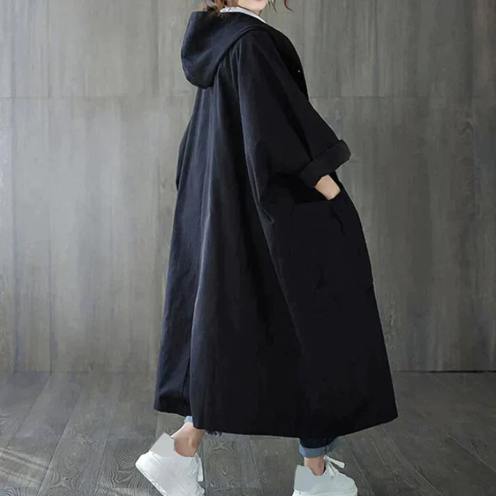 Gabardina de mujer de gran tamaño a la moda - Maren
