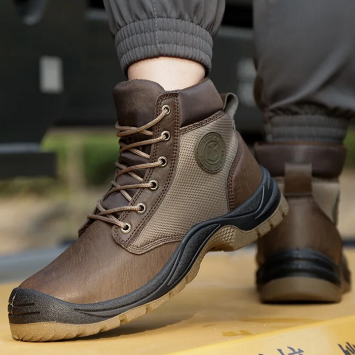 Botas de seguridad ortopédicas con puntera de acero - SafeStep Pro