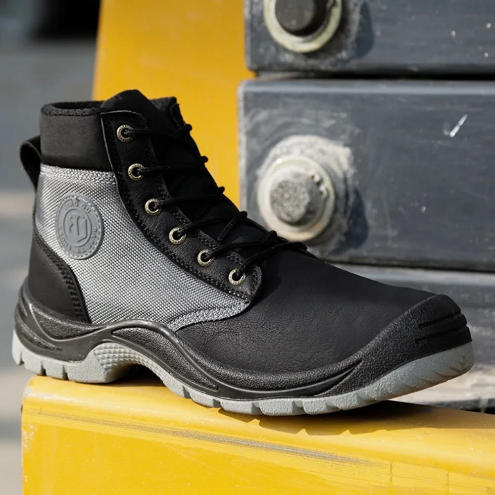 Botas de seguridad ortopédicas con puntera de acero - SafeStep Pro