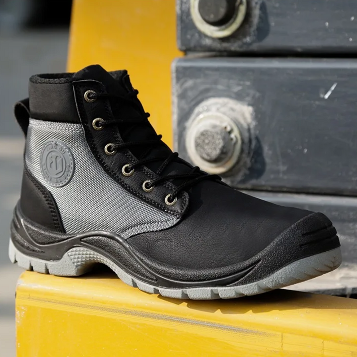 Botas de seguridad ortopédicas con puntera de acero - SafeStep Pro