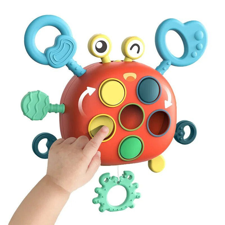 Sensorisches Motorikspielzeug für Babys – KrabbelKrabbe