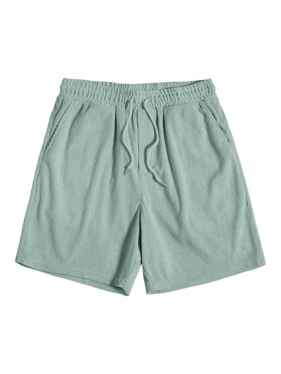 Stilig herresommer-sett med skjorte og kordshorts - SommerKern