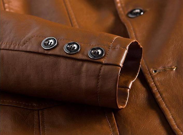 Herre skinnblazer – Leonardo