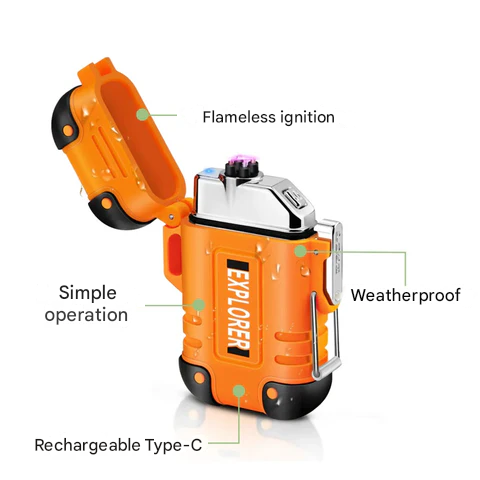 Waterproof and windproof storm lighter - SurvivalFlame