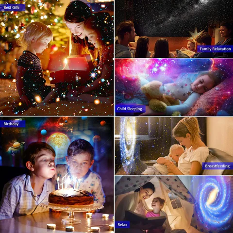 Lámpara nocturna y proyector Galaxy 13 en 1 – Orión