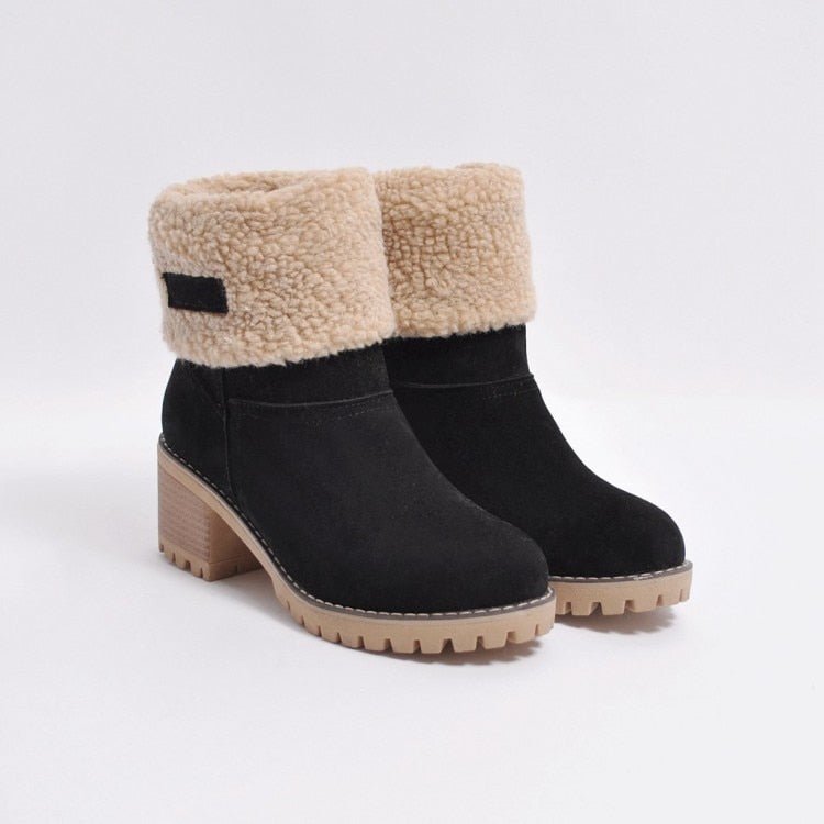 [NEEDS QUOTATION] FrostStep winter boots | Lined winter boots with heels for women