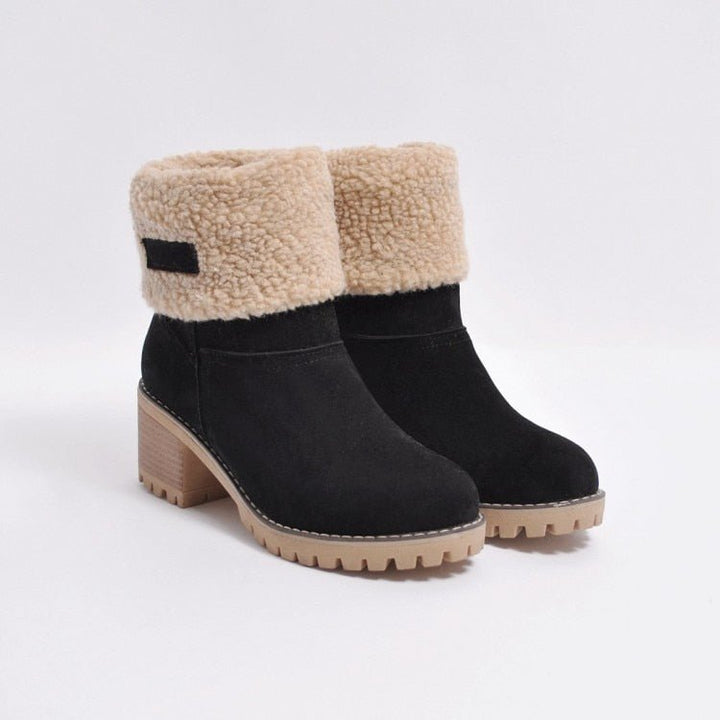 [NEEDS QUOTATION] FrostStep winter boots | Lined winter boots with heels for women