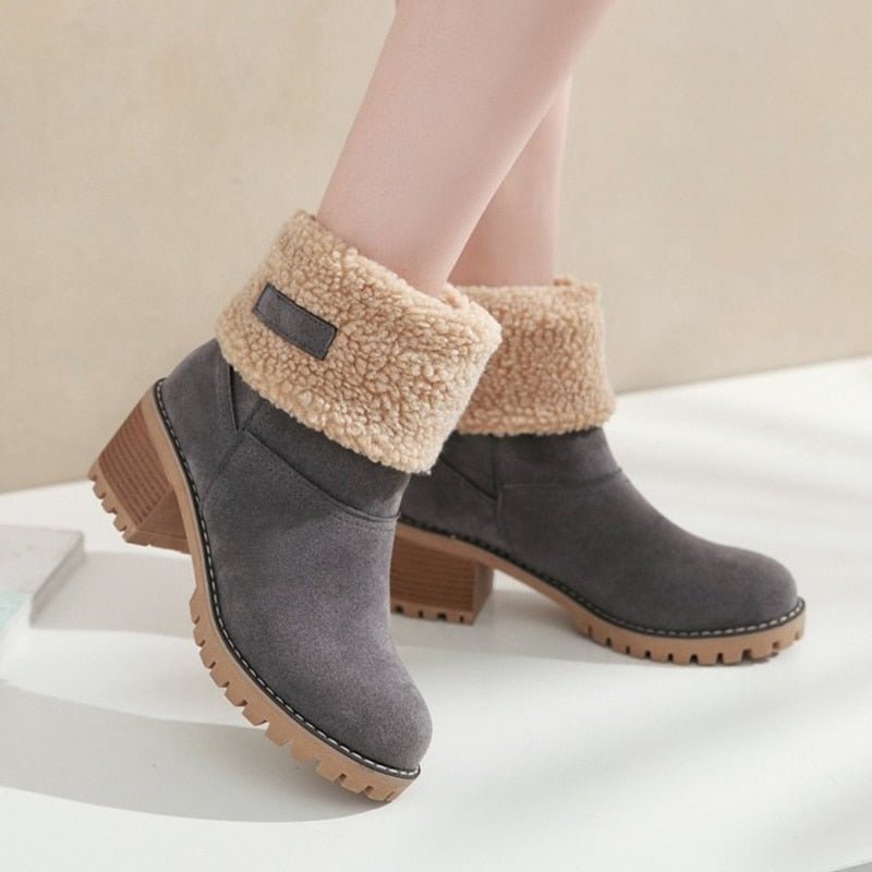 [NEEDS QUOTATION] FrostStep winter boots | Lined winter boots with heels for women