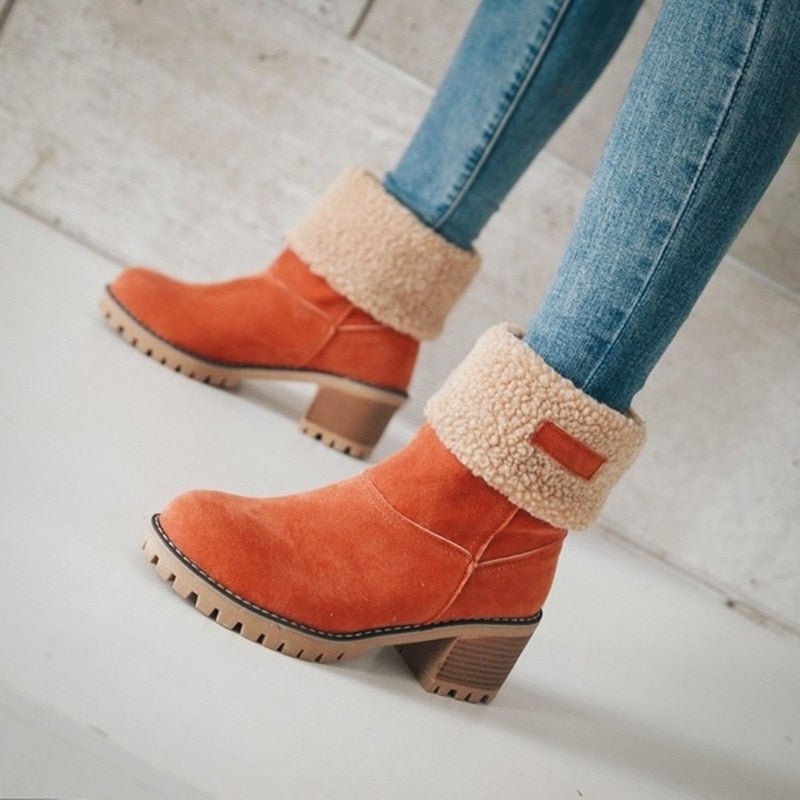 [NEEDS QUOTATION] FrostStep winter boots | Lined winter boots with heels for women