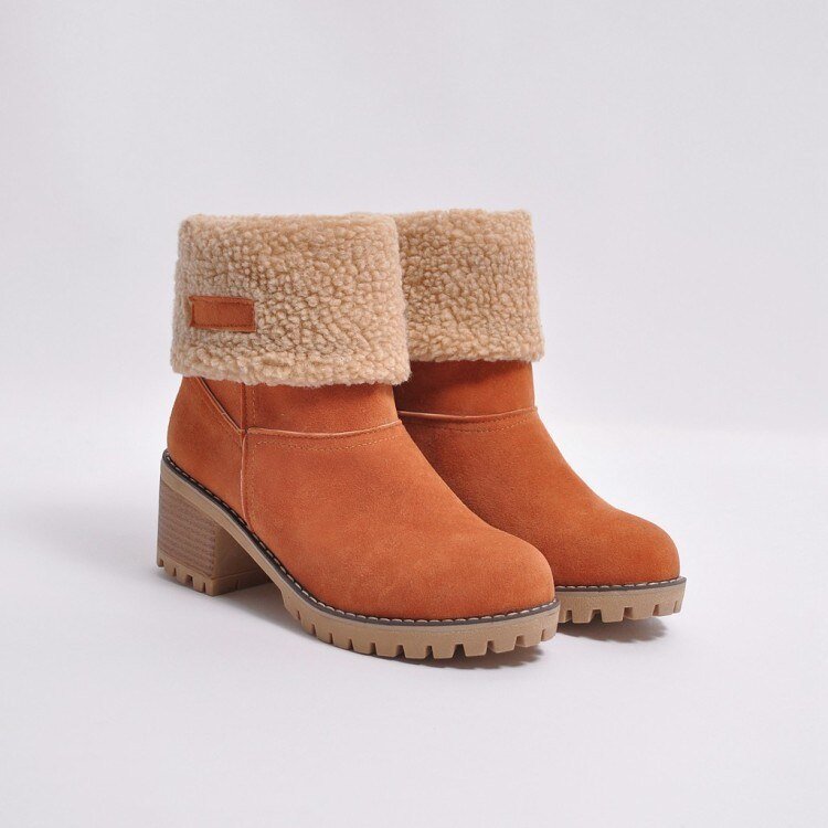 [NEEDS QUOTATION] FrostStep winter boots | Lined winter boots with heels for women