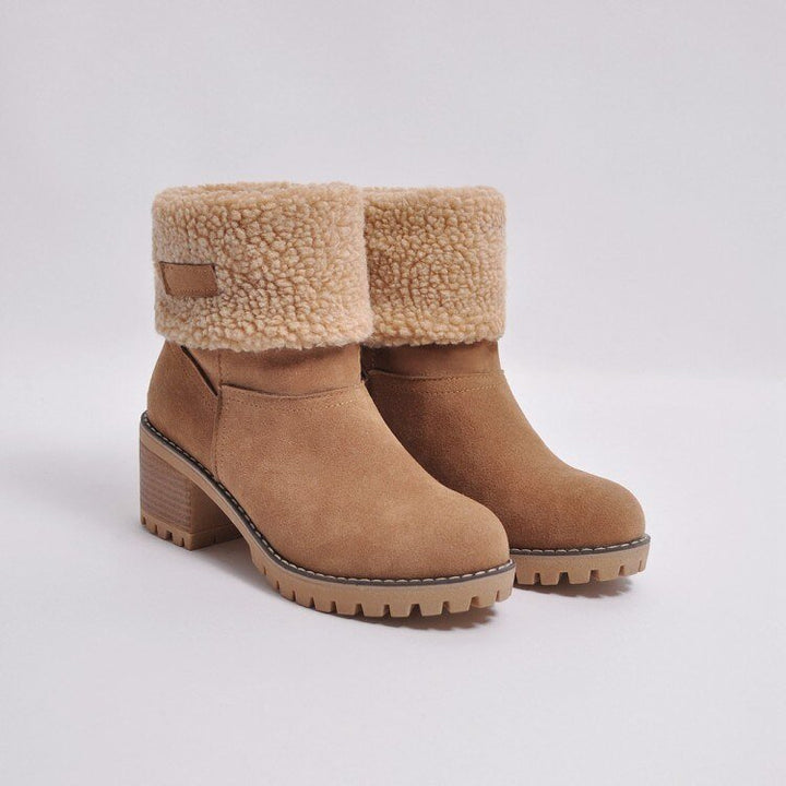 [NEEDS QUOTATION] FrostStep winter boots | Lined winter boots with heels for women