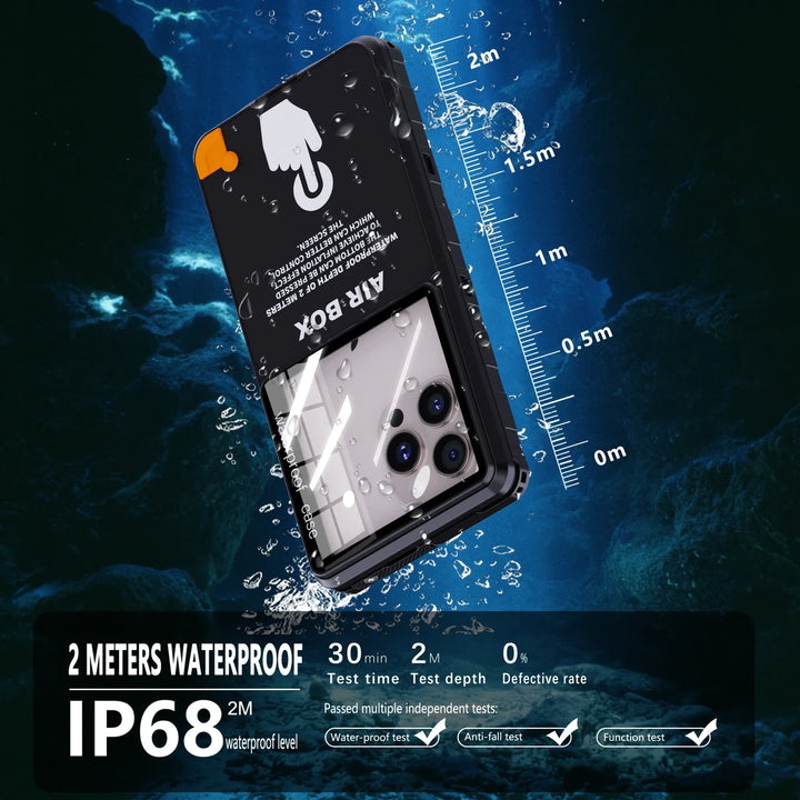Universal Waterproof Phone Case with IP68 Protection – 6.9" – 1+1 FREE-White-State of Style