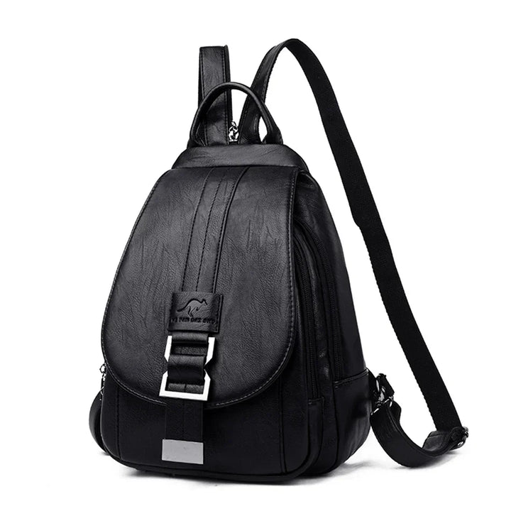 Premium wasserdichter Lederrucksack für Damen