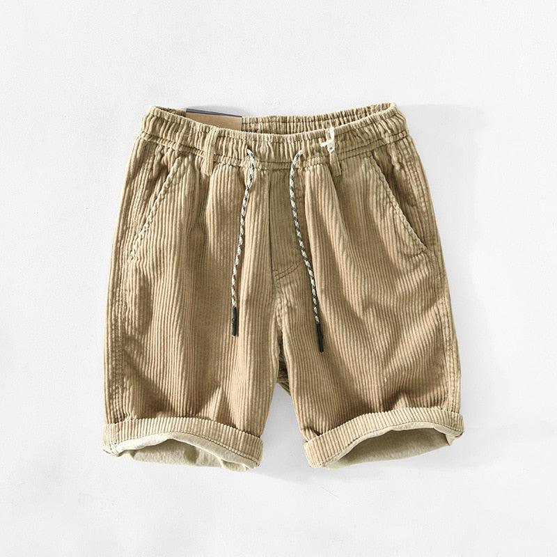 Sommer Herren Baumwollshorts mit Kordelzug – Leon
