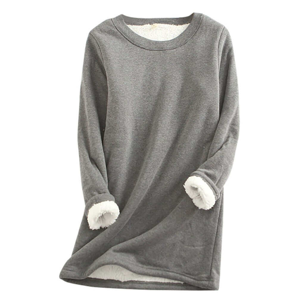 Women's fleece pullover with lining – Mira
