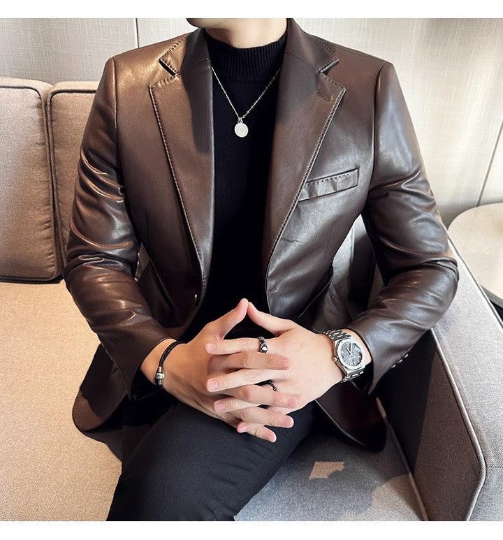 Leather Blazer for Men – Maverik