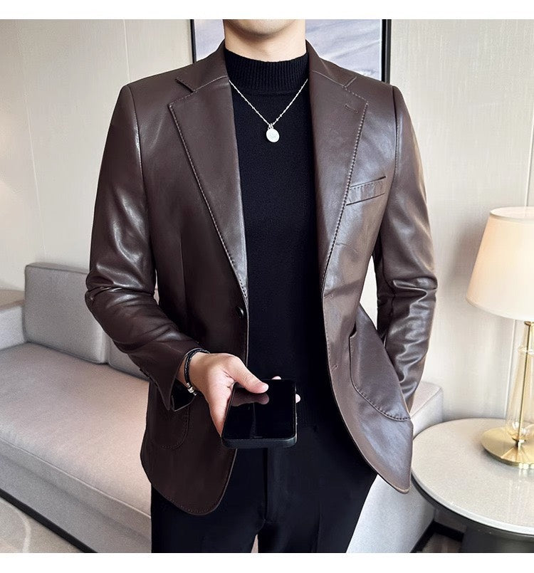 Leather Blazer for Men – Maverik