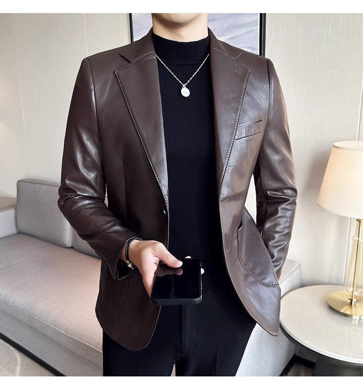 Leather Blazer for Men – Maverik
