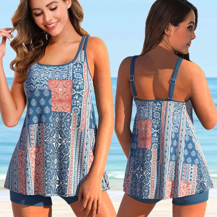 Plus-Size Tankini for Beach & Swimming Pool - Marielle