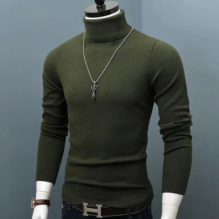 Jersey de cuello alto ajustado Marco | Jersey ajustado de moda