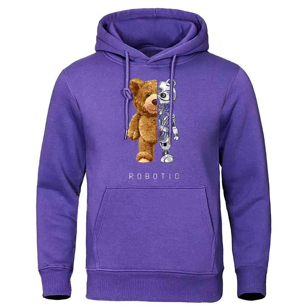 Robo Bear Hoodie | Teddy Tech Sweatshirt