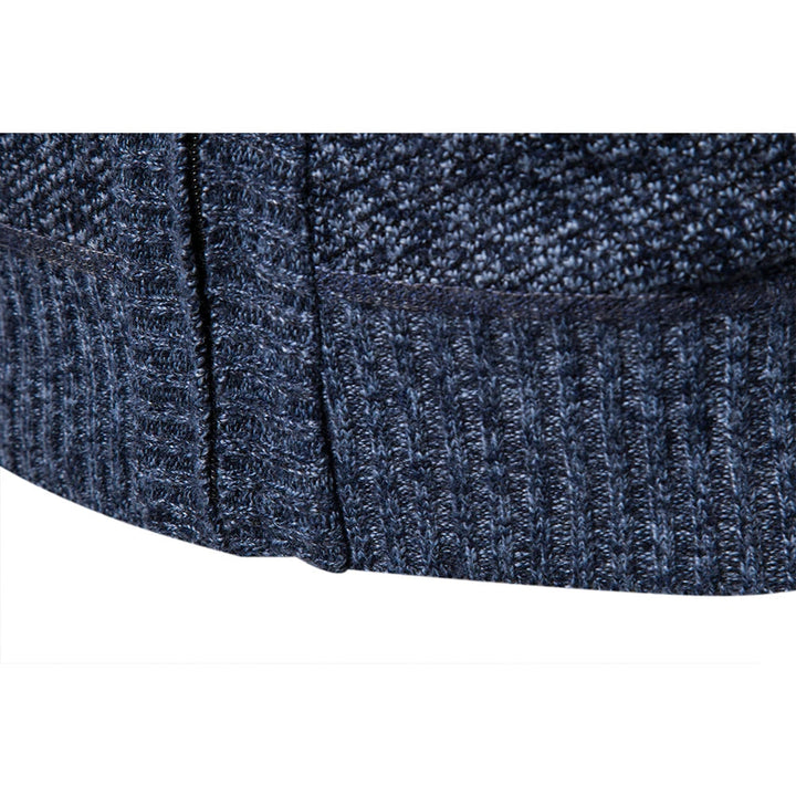 Nolan Winter Vest | Striped Slim-Fit Cardigan