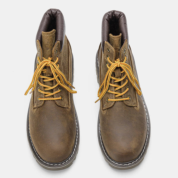 Zapatos de invierno de cuero | Verdadero calentador de invierno