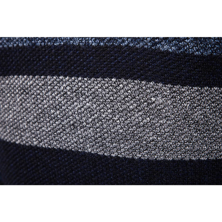 Nolan Winter Vest | Striped Slim-Fit Cardigan