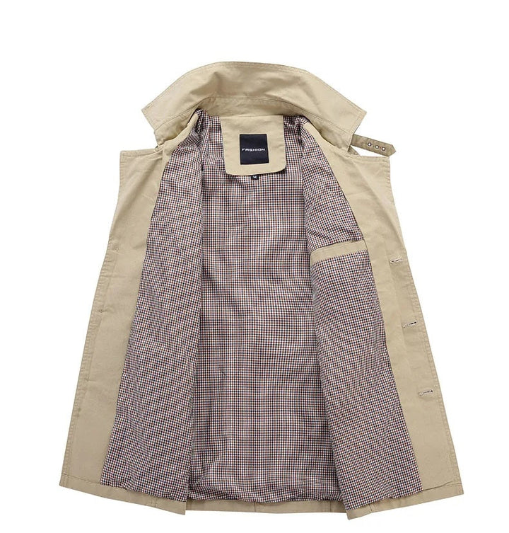 Vinter-trenchcoat | Trendy varm vinterkåpe