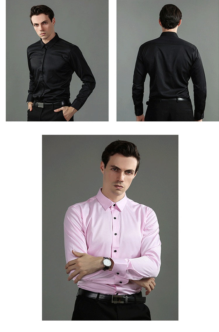 Camisa de negocios | ¡No necesita planchar esta camisa!