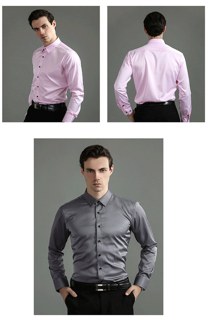 Camisa de negocios | ¡No necesita planchar esta camisa!