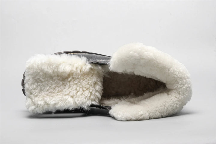 Winter boots made of leather | With wonderfully warm wool lining