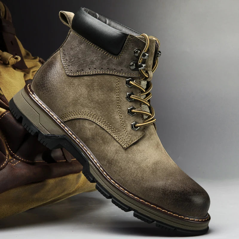 Zapatos de invierno de cuero | Verdadero calentador de invierno