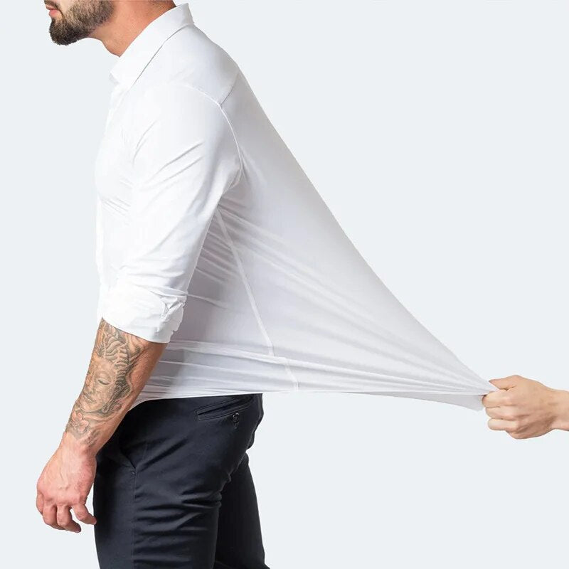 Camisa de negocios | ¡No necesita planchar esta camisa!