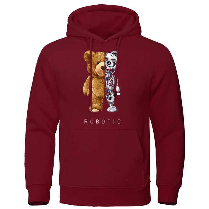 Robo Bear Hoodie | Teddy Tech Sweatshirt