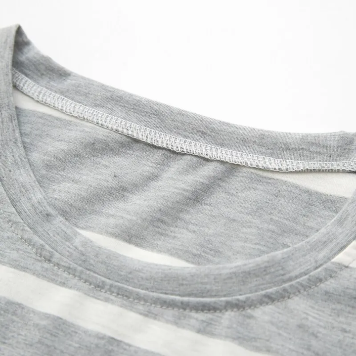 stripete shorts | herrepysjamas med korte ermer