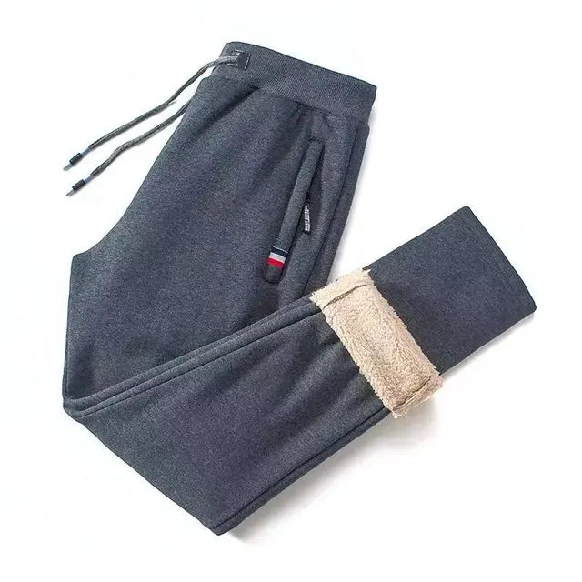 Winter jogging pants | Straight fleece pants
