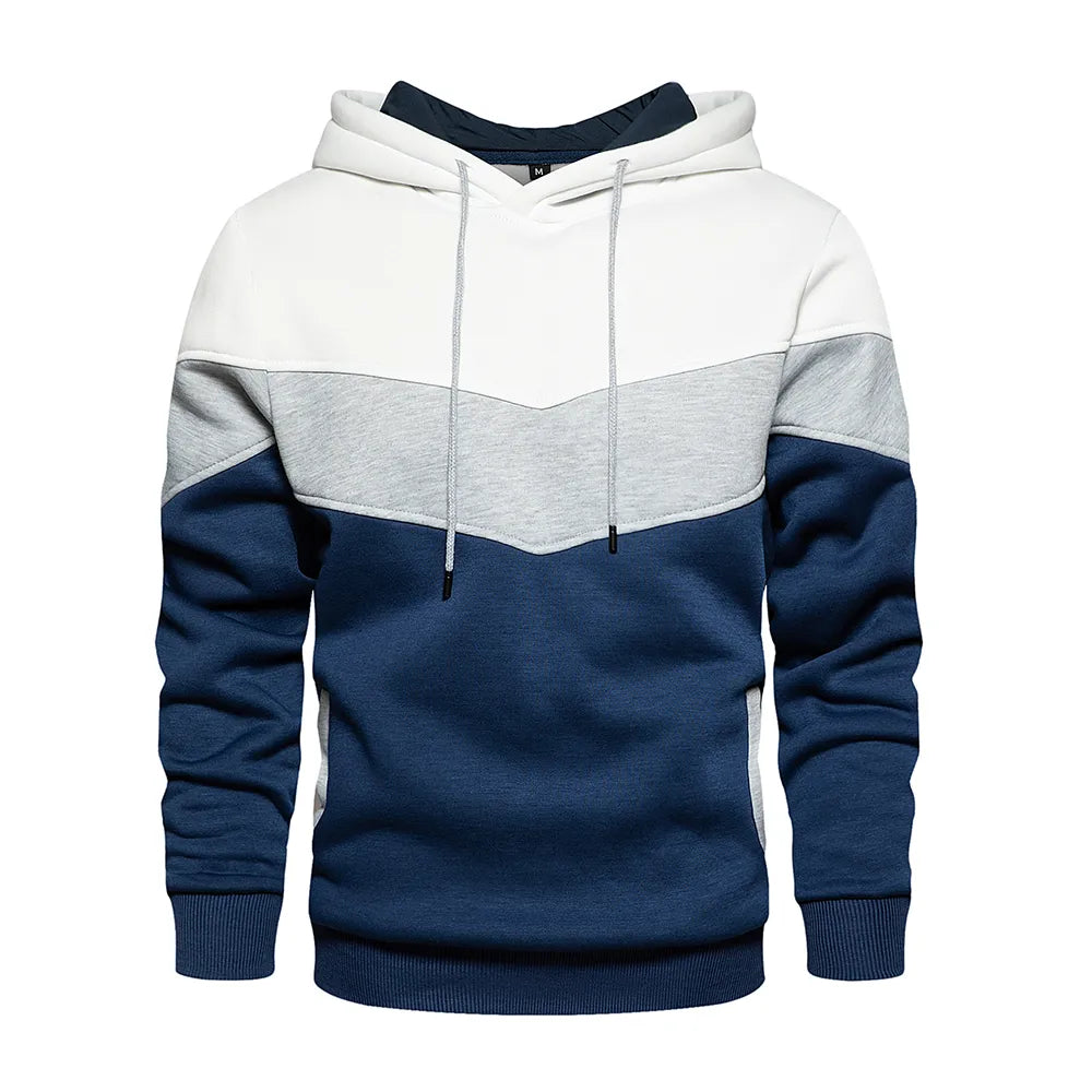 Patchwork Hoodie | Warm Fleece Streetwear