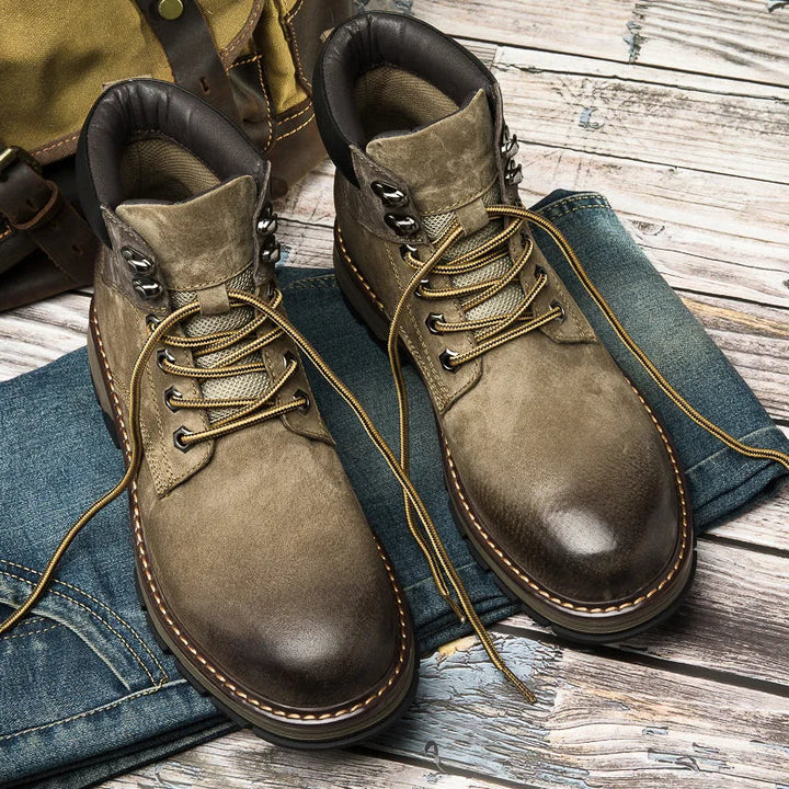 Zapatos de invierno de cuero | Verdadero calentador de invierno
