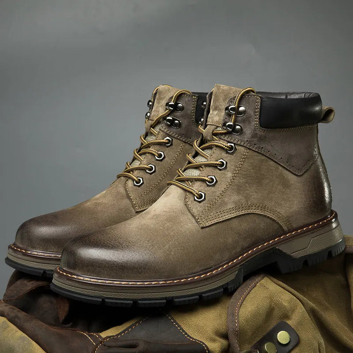 Zapatos de invierno de cuero | Verdadero calentador de invierno